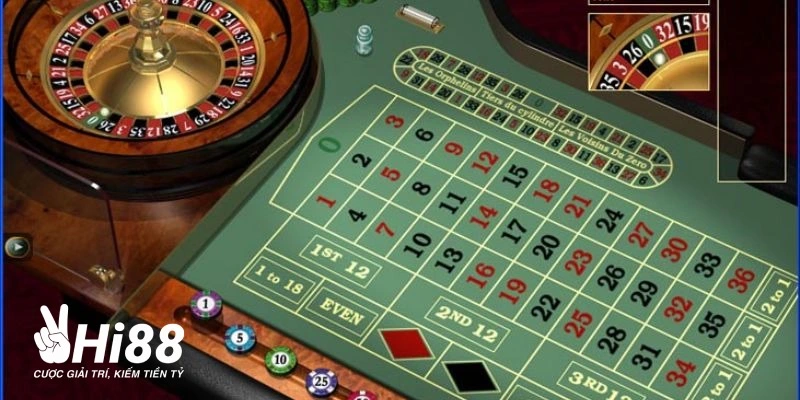 Trong cách chơi Roulettee, mỗi cửa cược sẽ được nhận một mức thưởng riêng